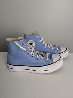 Converse Chuck Taylor All Star Lift Platform Hi - University Blue - Size 8.5